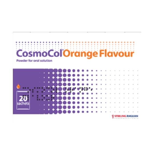 CosmoCol Orange Flavour Sachets - 20 Pack