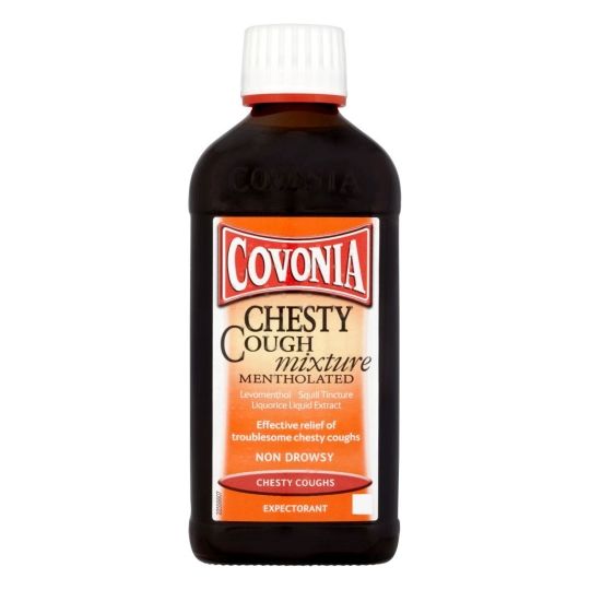 Covonia Chesty Cough Mixture Mentholated – 150ml