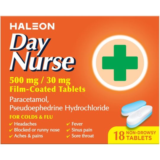 Day Nurse Tablets - 18 Pack