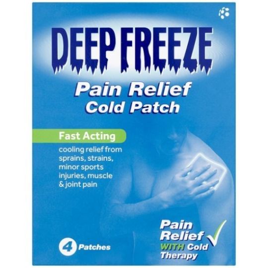 Deep Freeze Cold Patches – 4 Pack