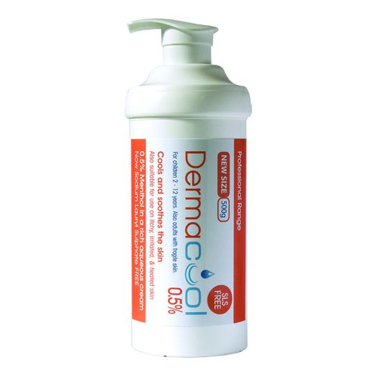 Dermacool 0.5% Menthol in Aqueous Cream - 500g