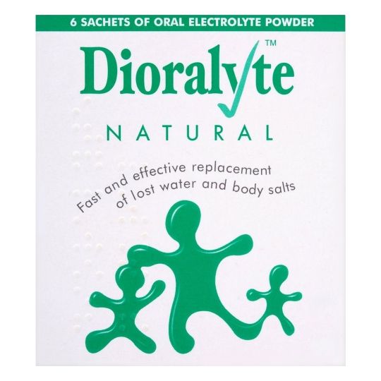 Dioralyte Natural - 6 Sachets