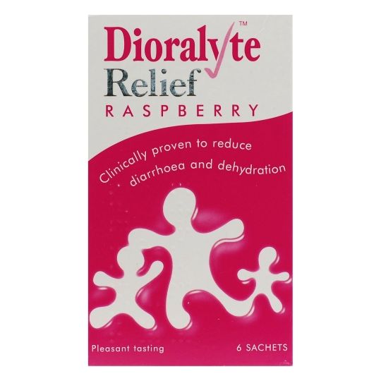 Dioralyte Relief Raspberry - 6 Sachets