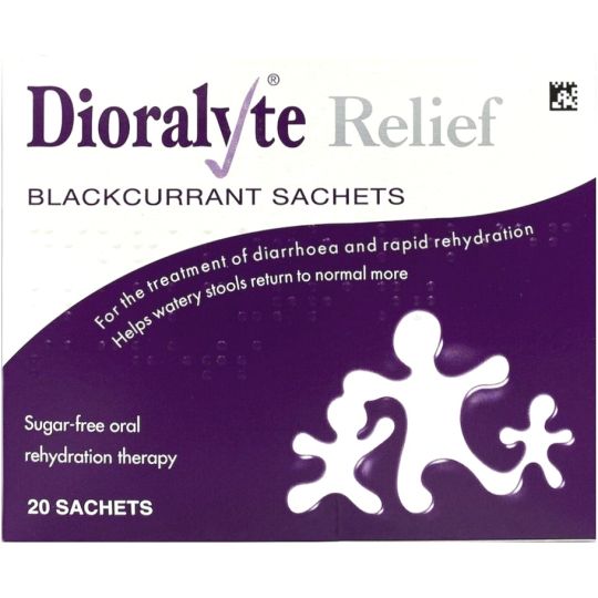 Dioralyte Relief Blackcurrant Sachets - 20 Pack