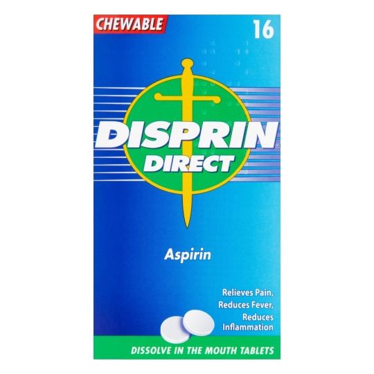 Disprin Direct Chewable Tablets - 16 Pack