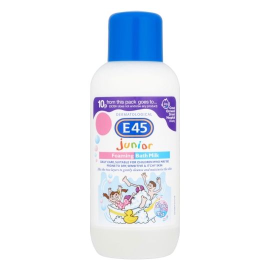 E45 Junior Foaming Bath Milk – 500ml