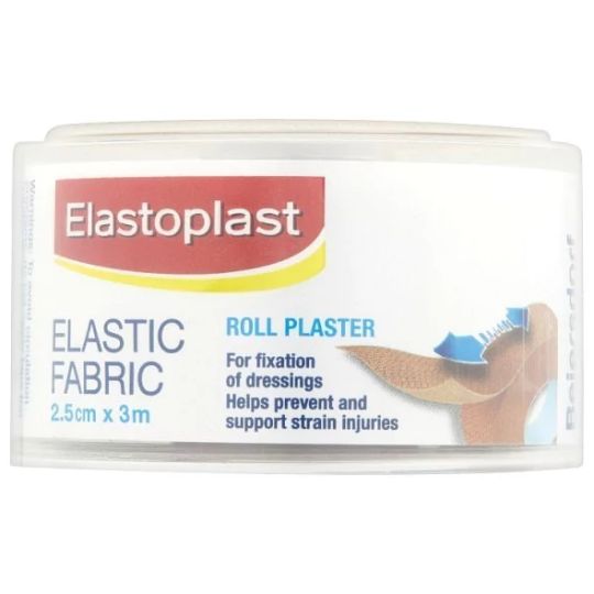Elastoplast Elastic Fabric Strapping Roll Plaster 2.5cm x 3m