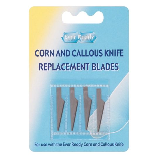 Ever Ready Corn & Callous Knife Replacement Blades - 4 Pack