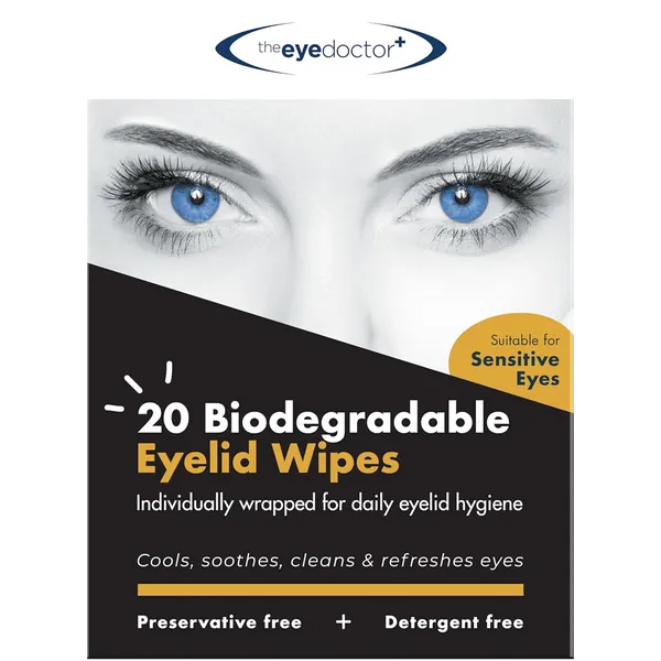 The Eye Doctor Eyelid Wipes – 20 Pack