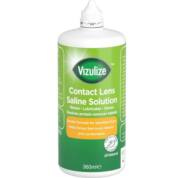 Vizulize Saline Solution – 360ml