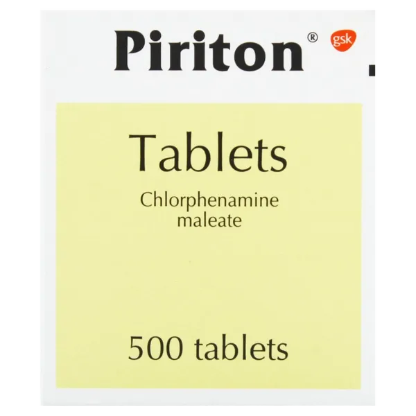 Piriton 4mg Tablets – 500 Pack
