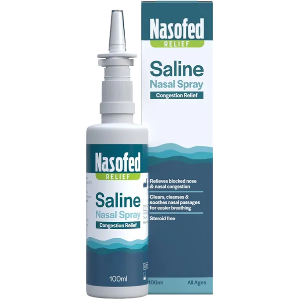 Nasofed Saline Nasal Spray for Congestion Relief – 100ml