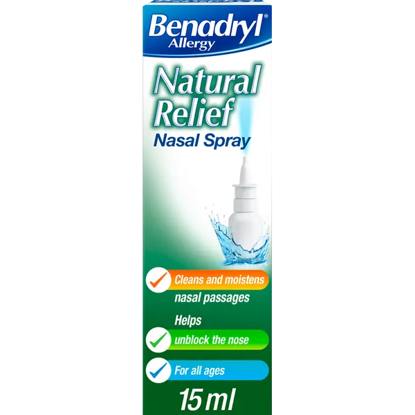 Benadryl Allergy Natural Relief Spray – 15ml