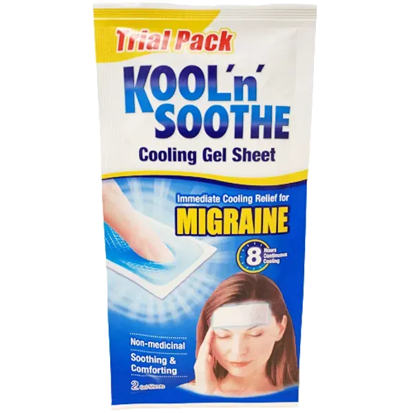Kool 'n' Soothe Trial Pack Migraine Sheets – 2 Pack