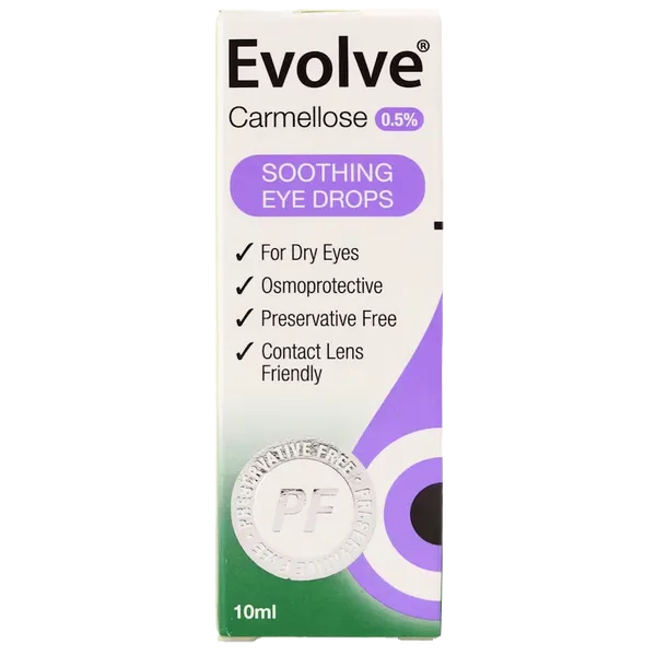 Evolve Carmellose 0.5% Soothing Eye Drops – 10ml