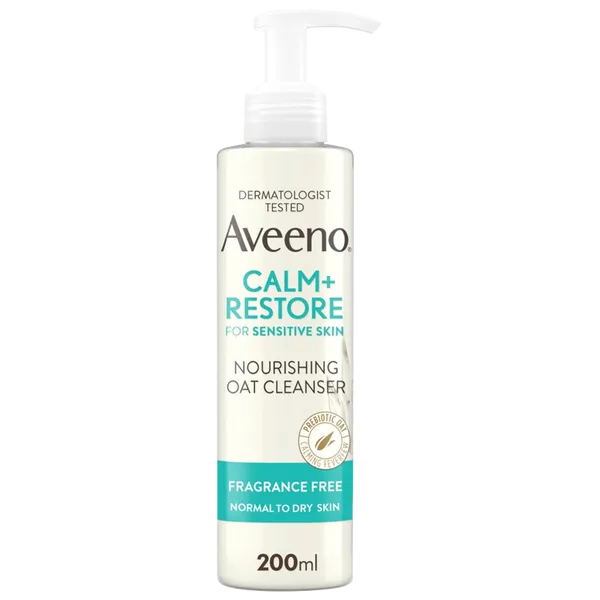Aveeno Calm + Restore Nourishing Oat Cleanser – 200ml