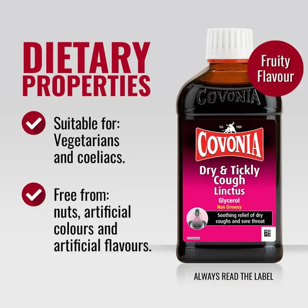 Covonia Dry & Tickly Cough Linctus – 300ml