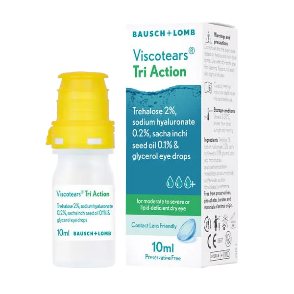 Viscotears Tri Action Eye Drops – 10ml