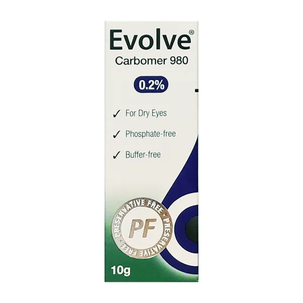 Evolve Carbomer 980 Eye Drops - 10ml