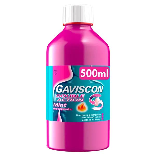 Gaviscon Double Action Liquid Mint - 500ml