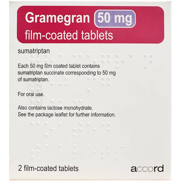 Gramegran Sumatriptan Tablets – 2 Pack