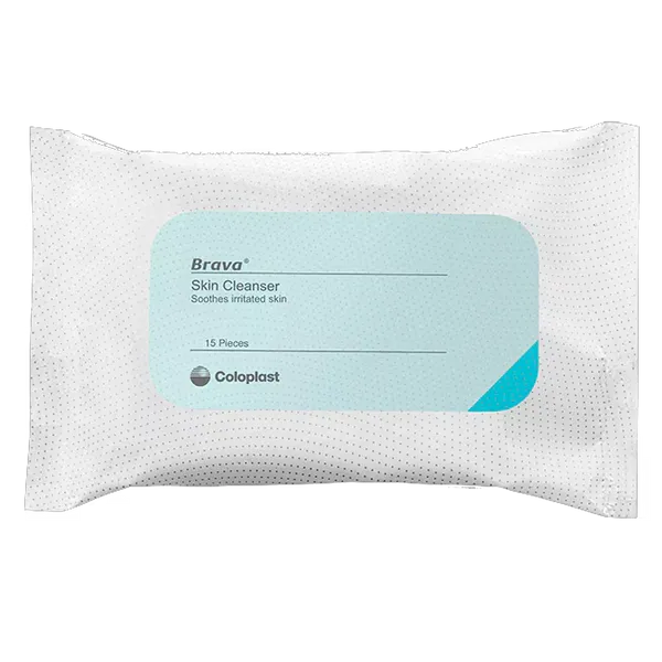 Brava Soothing Skin Cleanser Wipes (3 x 15 Pack)
