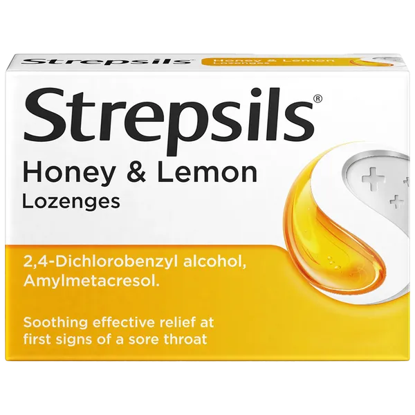 Strepsils Honey & Lemon Lozenges – 36 Pack