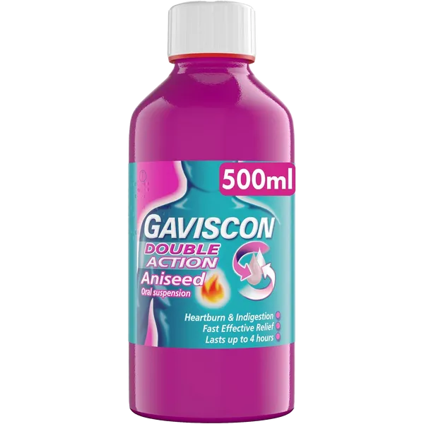 Gaviscon Double Action Liquid Aniseed - 500ml