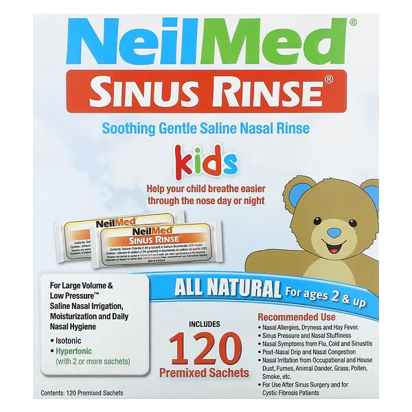 NeilMed Sinus Rinse Kids Sachets – 120 Pack