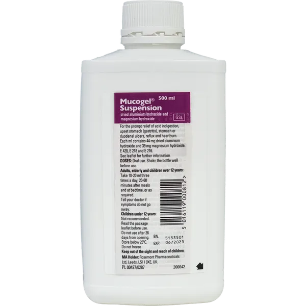 Mucogel Suspension – 500ml