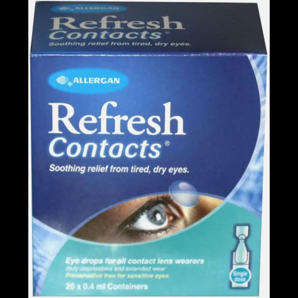 Refresh Contacts Unit Vials 0.4ml – 20 Pack