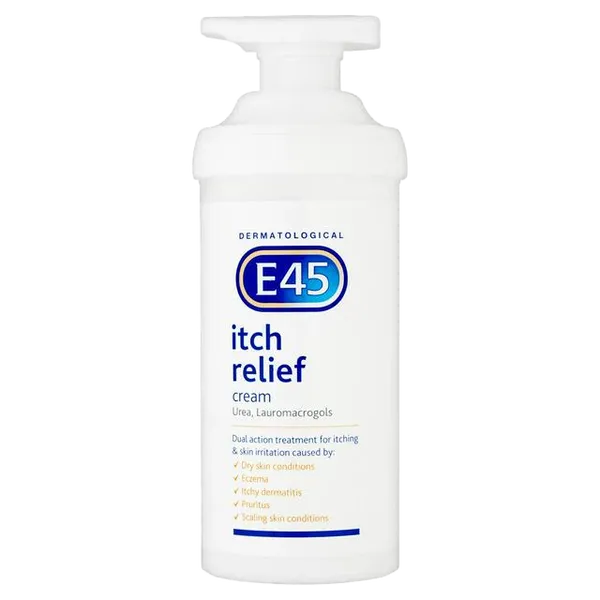 E45 Itch Relief Cream Pump Dispenser - 500g