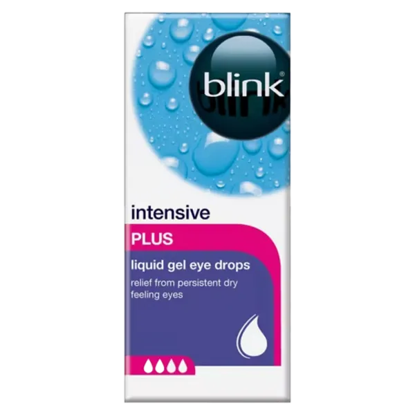 Blink Intensive Tears Plus Liquid Gel Eye Drops – 10ml