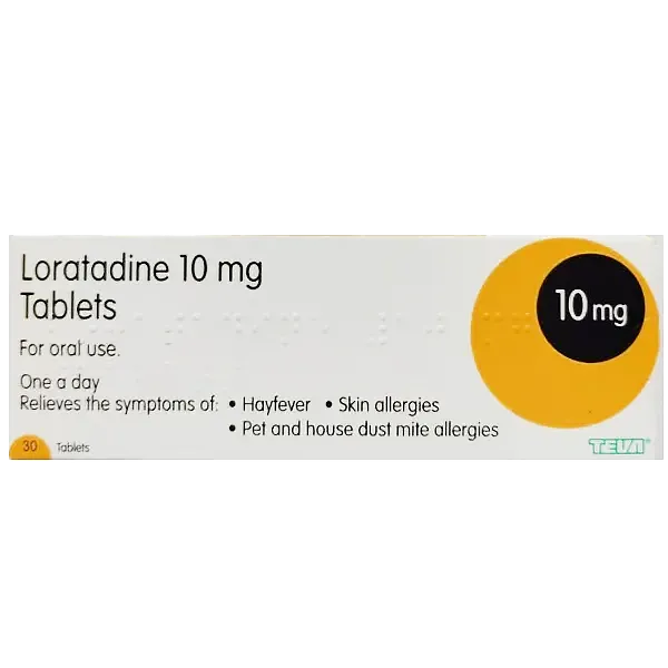 Loratadine 10mg Tablets – 30 Pack Non Drowsy