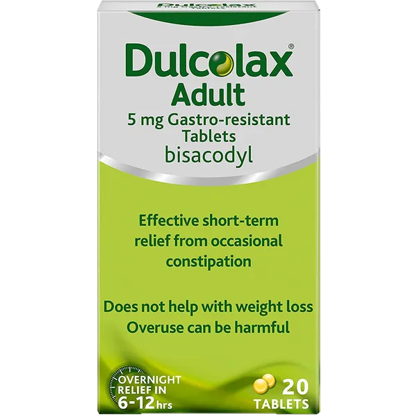 Dulcolax Adult Laxative Tablets – 20 Pack