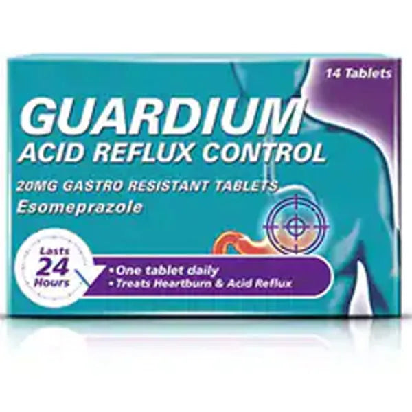 Guardium Acid Reflux Control Tablets - 14 Pack