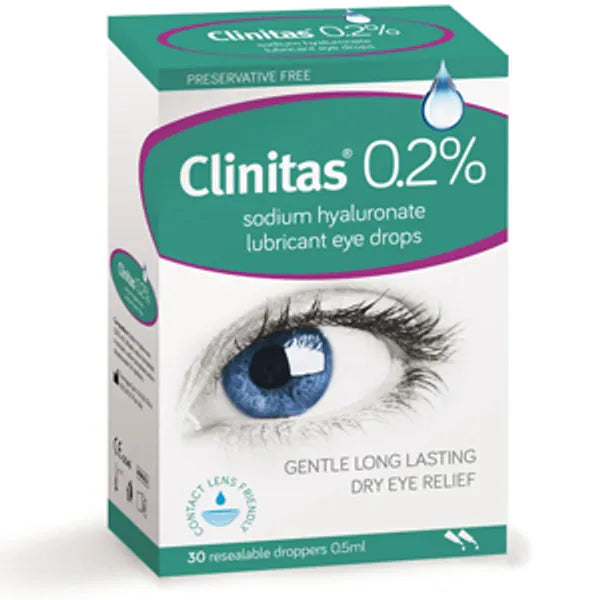 Clinitas Multi 0.2% Eye Drops - 0.5ml - 30 Pack