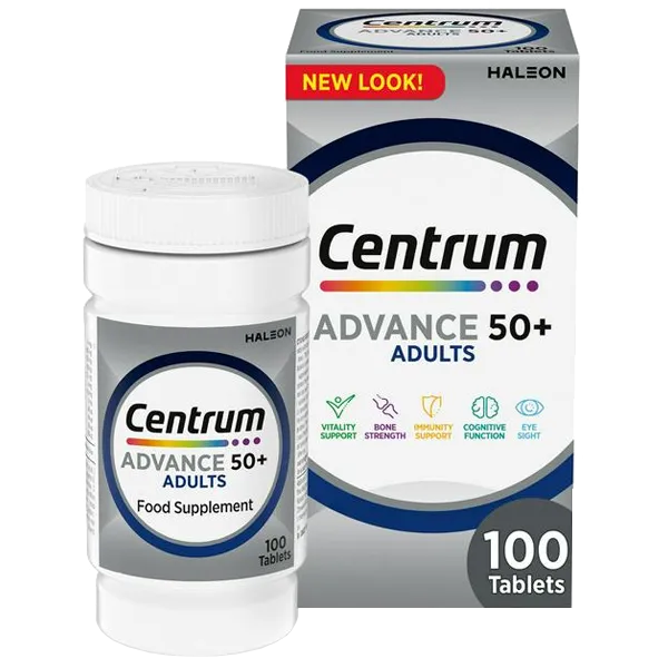 Centrum Advance 50+ Tablets – 100 Pack
