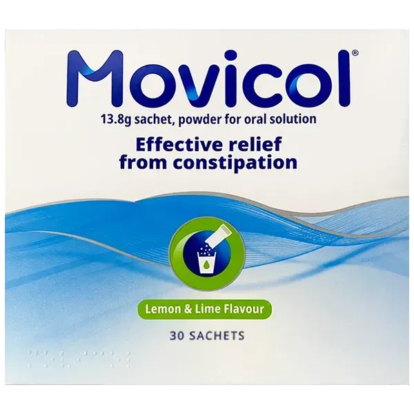 Movicol Lemon & Lime Powder Sachets – 30 Pack