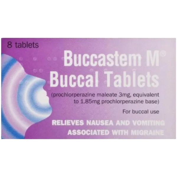Buccastem M 3mg Tablets – 8 Pack