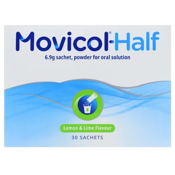 Movicol-Half Powder Lemon and Lime Sachets – 30 Pack