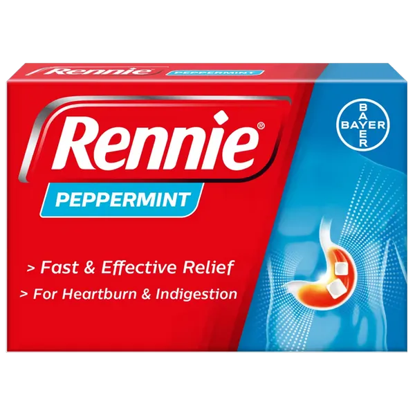 Rennie Peppermint Tablets – 72 Pack