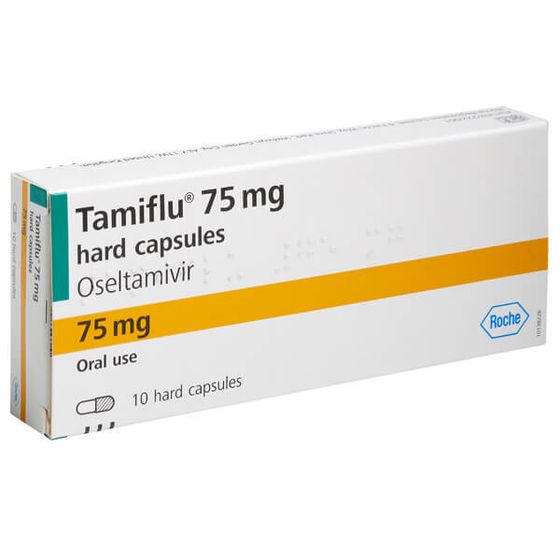 Tamiflu Antiviral Flu Treatment 75mg - 10 Capsules