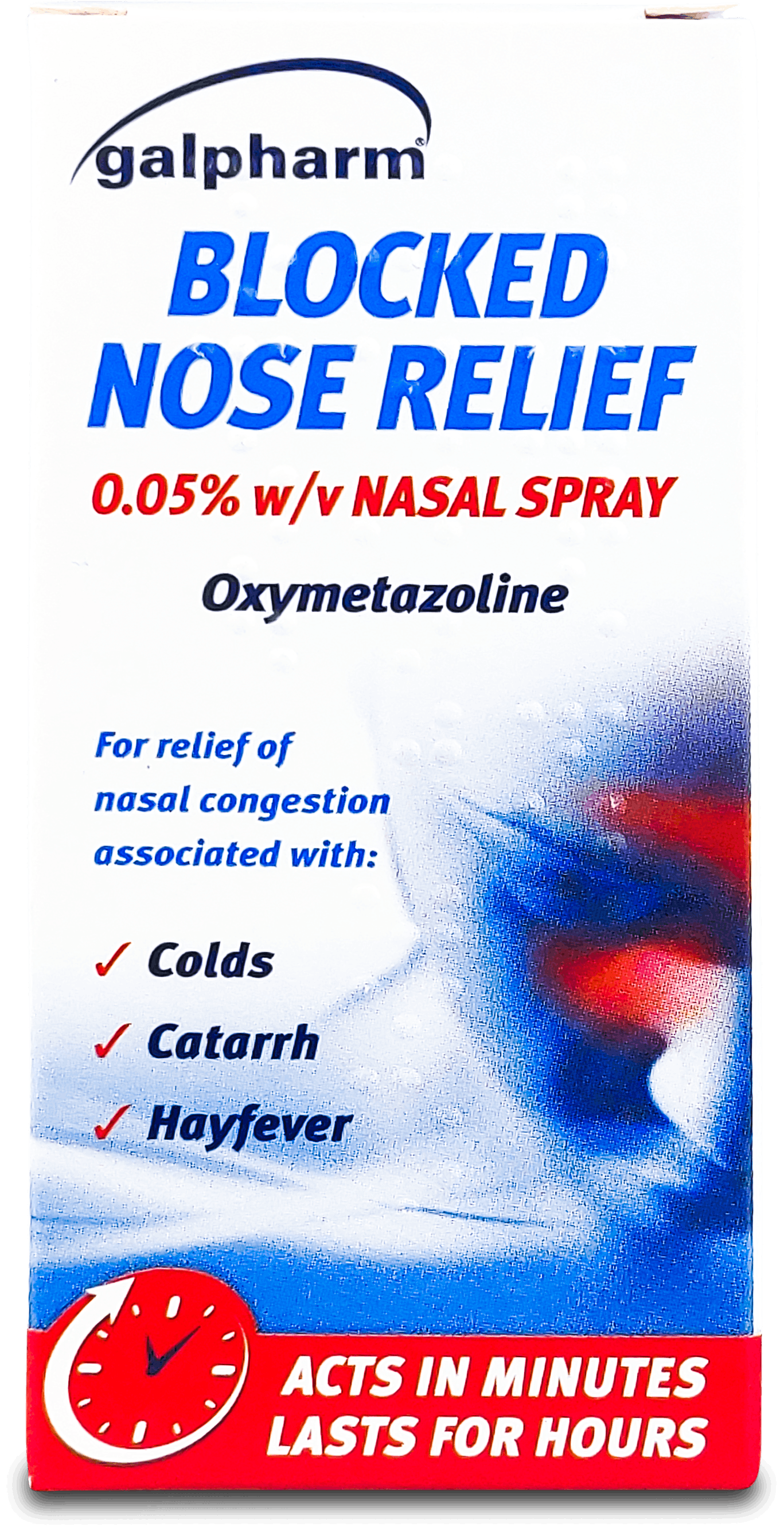 Galpharm Blocked Nose Relief Spray - 15ml