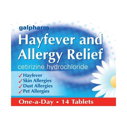 Galpharm Hayfever and Allergy Relief Tablets - 14 Pack