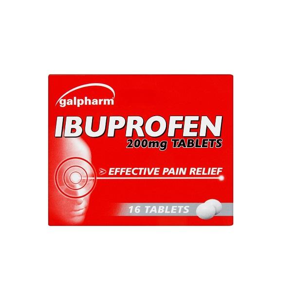 Galpharm Ibuprofen Tablets 200mg - 16 Pack