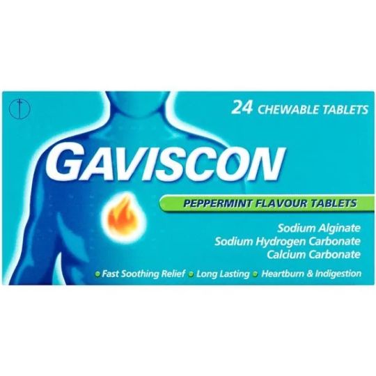 Gaviscon Peppermint Flavour Tablets