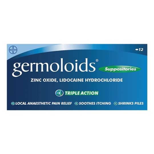 Germoloids Suppositories - 12 Pack