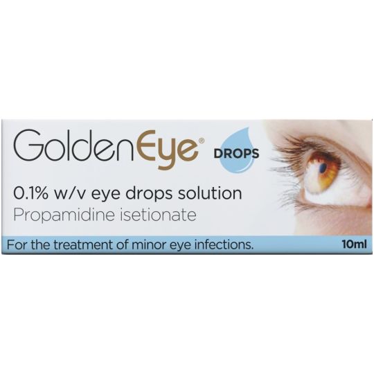 Golden Eye 0.1% w/v Eye Drops Solution – 10ml