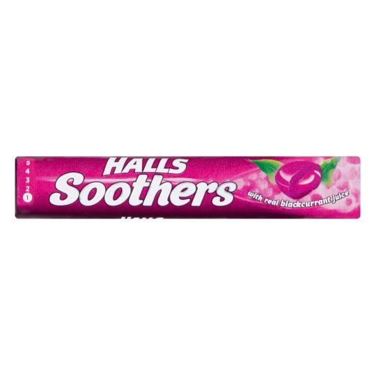 Halls Soothers Blackcurrant – 20 Pack